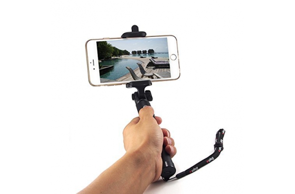 Selfie Stick met bluetooth / lichtgewicht / Slimme button / 80 cm / Uitschuifbaar / Alle toestellen