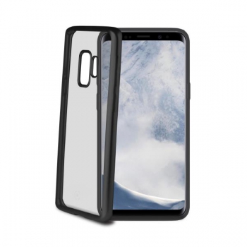 Samsung Galaxy S9 transparante zwarte lasermatt hoes