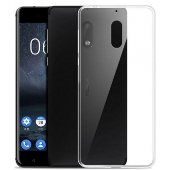 Doorzichtig Siliconen Hoesje Nokia 6