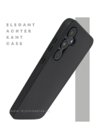 Samsung Galaxy A55 Zwart Hoesje Stevige Backcover Bescherming