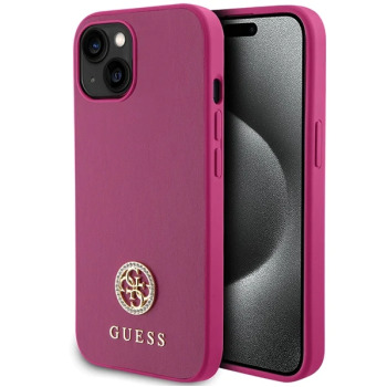 iPhone 15 Hardcase | Guess Backcover | Roze