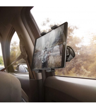 Stevige Universele iPad/Tablet houder auto (type 7 tot 12.1 inch) 360 graden draaibaar Stand met Zuignap