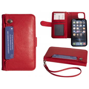 Hoesje iPhone 12/12 Pro Boekmodel - Rood