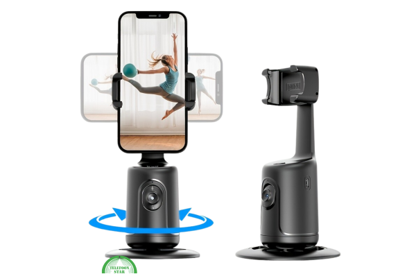 Auto Tracking Smartphone Houder – 360° Volgfunctie Zonder App | Telefoonstar