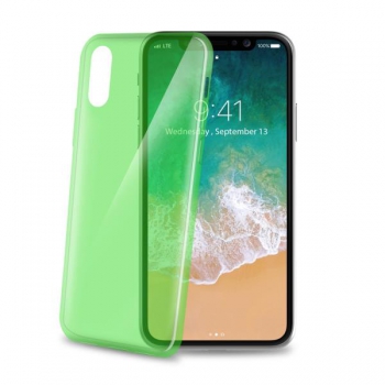 Celly Ultra Thin for iPhone X Groen