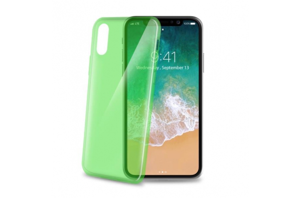 Celly Ultra Thin for iPhone X Groen