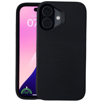 Antislip Hoesje Zwart - Backcover iPhone 16 & 16 plus