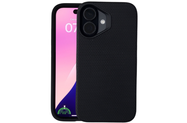 Antislip Hoesje Zwart - Backcover iPhone 16 & 16 plus