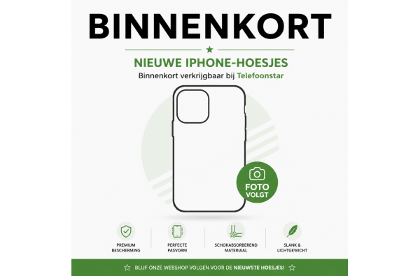 iPhone 18 Pro Transparante Hardcase met Kaarthouder