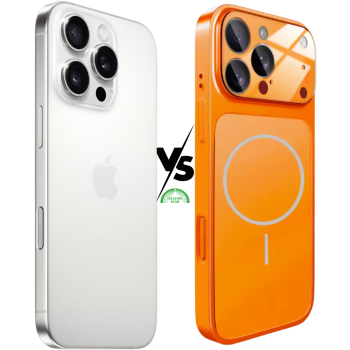 iPhone 16 Pro naar iPhone 17 Pro Oranje Transformer Flex Case