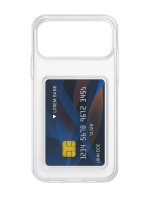 Transparant iPhone Hoesje met Pasjeshouder 17 Pro