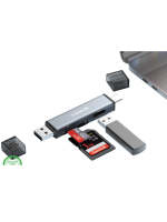 USB 2.0 Card Reader OTG en Hub &ndash; Alles-in-&eacute;&eacute;n Data Oplossing