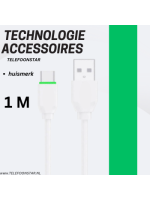 USB-A naar USB-C Kabel &ndash; Snelladen tot 18W &ndash; 1 Meter &ndash; Stevig & Snel