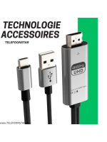 USB-C naar HDMI Kabel met USB-A Power &ndash; 4K 60Hz &ndash; Voor Laptops, Tablets & Smartphones