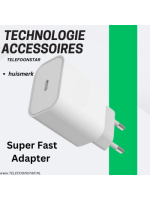 USB-C Oplader Wit - Snel lader - 25W - Universeel