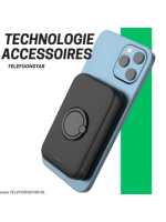 Telefoonstar PowerGrip 5000 &ndash; Draadloze Magnetische Powerbank met USB-C | Voor Smartphones & Tablets