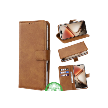 Xiaomi Redmi 15 5G – Bruin Bookcase Hoesje