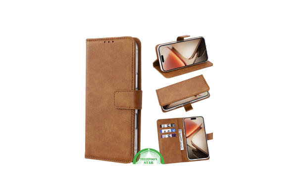 Xiaomi Redmi 15 5G – Bruin Bookcase Hoesje