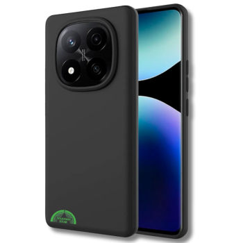 Hoesje Xiaomi Redmi 14 Pro Zwart Softcase met Camera Bescherming