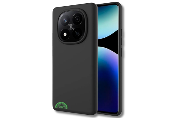 Hoesje Xiaomi Redmi 14 Pro Zwart Softcase met Camera Bescherming