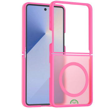 Hoesje voor Samsung Z Flip 7 FE Rose Guard Frosted Armor Case