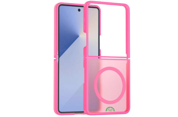 Hoesje voor Samsung Z Flip 7 FE Rose Guard Frosted Armor Case