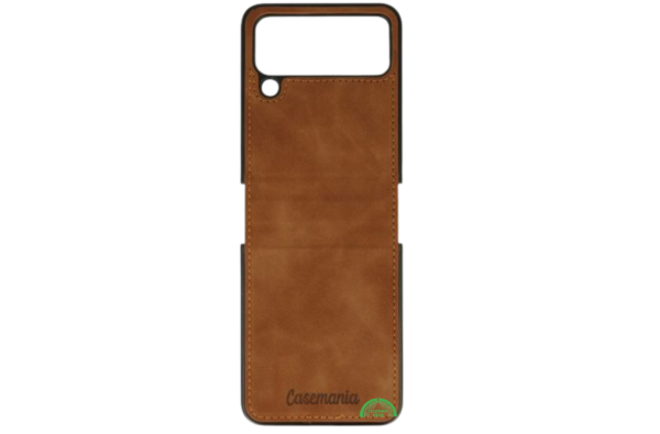 Hoesje voor Samsung Z Flip 6 Heritage Leather Wallet Case