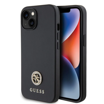 iPhone 15 Hardcase | Guess Backcover | Zwart