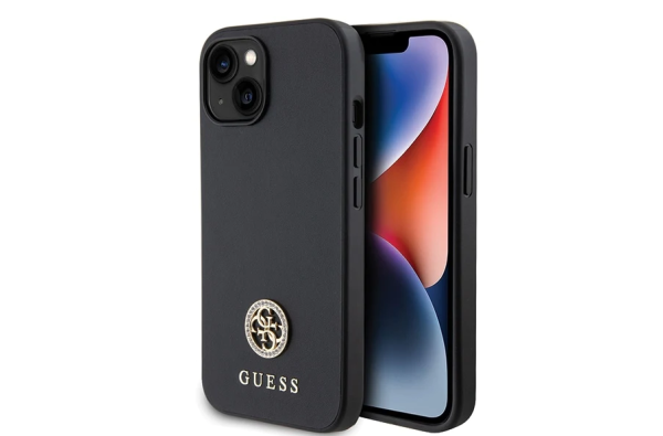 iPhone 15 Hardcase | Guess Backcover | Zwart