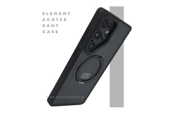 Samsung Galaxy S25 Edge Zwart Hoesje Schokbestendige Backcover MagSafe
