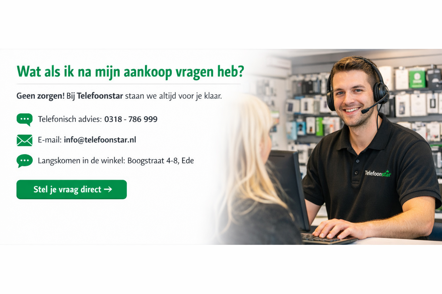 Wat als ik na mijn aankoop vragen heb?