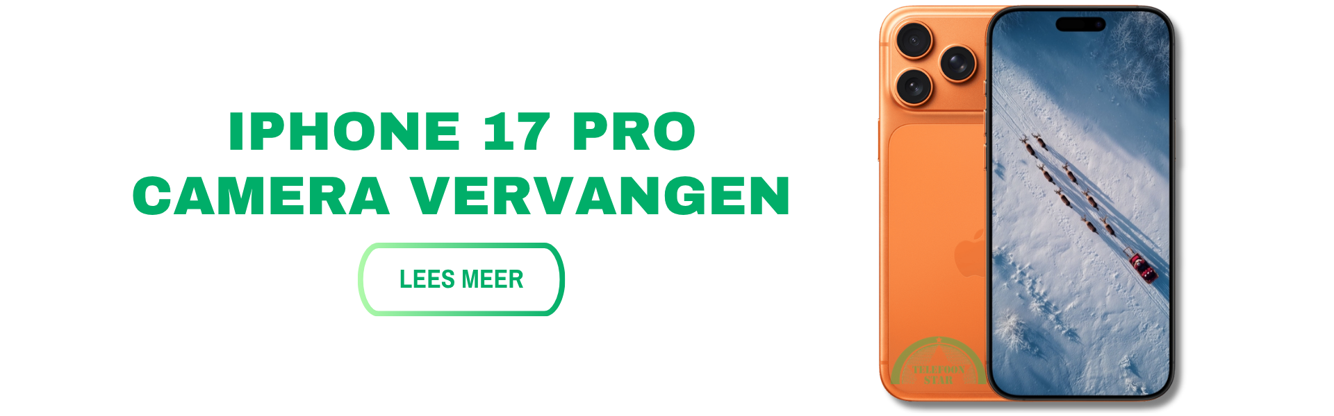 iPhone 17 Pro camera reparatie Telefoonstar