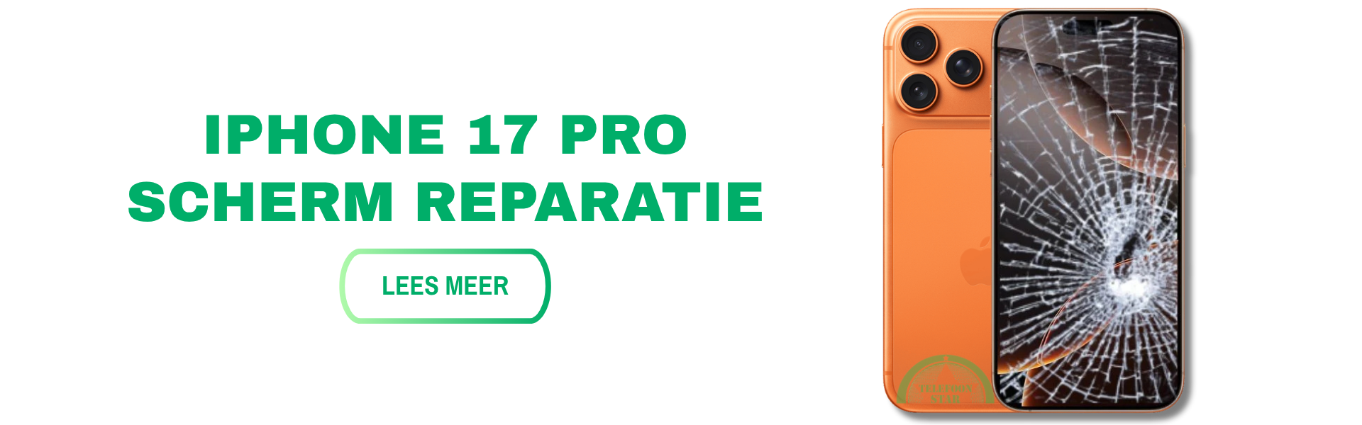 iPhone 17 Pro scherm reparatie Telefoonstar