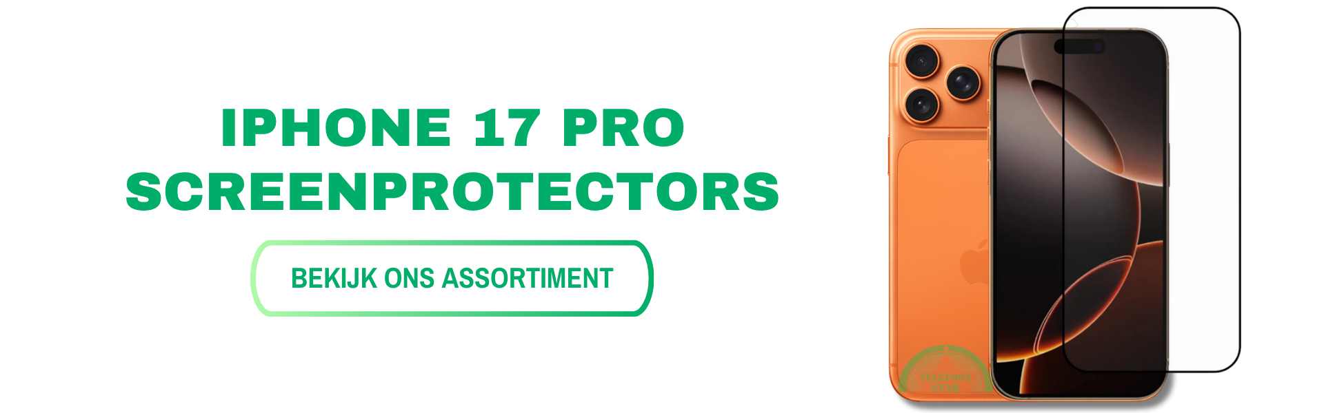 iPhone 17 Pro screenprotector Telefoonstar